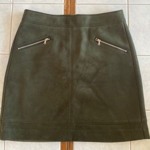 Forest green skirt